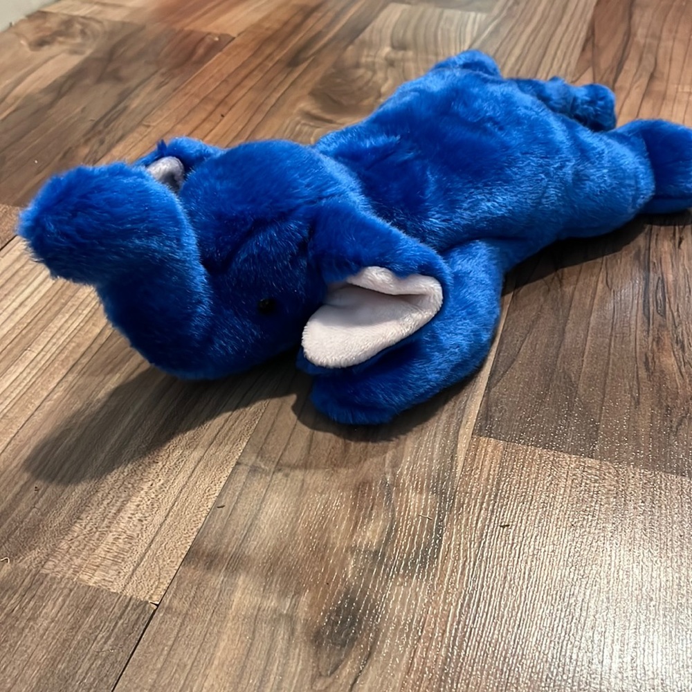 1998 TY Beanie Baby Buddy Original 1998 Rare Royal Blue Peanut The Elephant